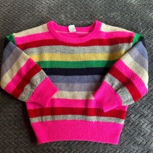 Baby GAP Multicolor Striped Crew Neck Sweater